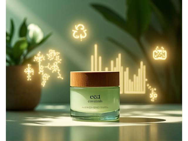 SDGs目標と一致する環境配慮型パッケージ製品の展示