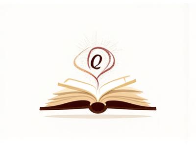 著作権シンボルと知識を表す本のイラスト